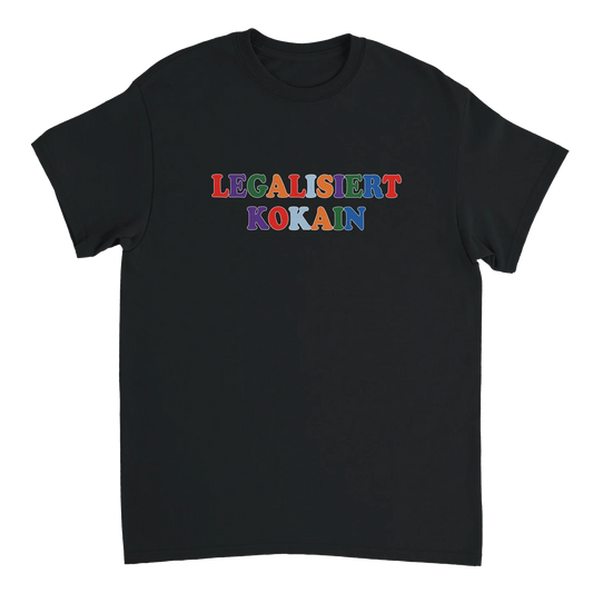 Legalisiert Kokain T-Shirt - schwarz