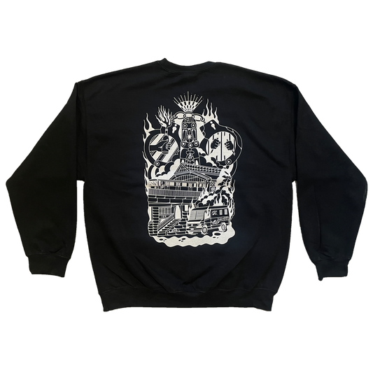 U-Bhf Eberswalder Crewneck - schwarz