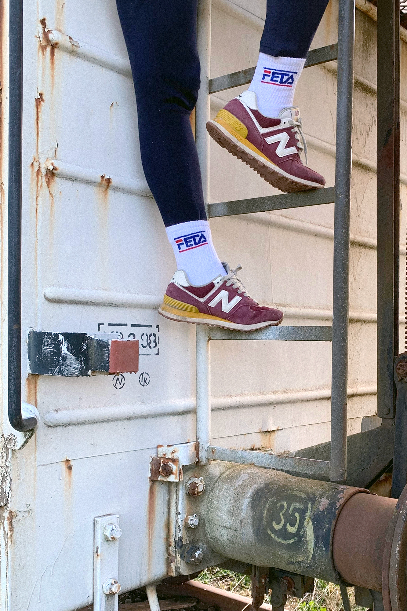 FETA Socken White