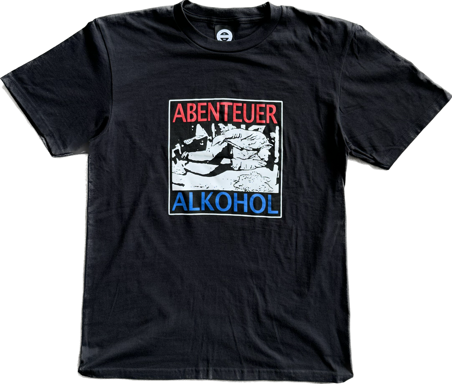 Abenteuer Alkohol Shirt - schwarz
