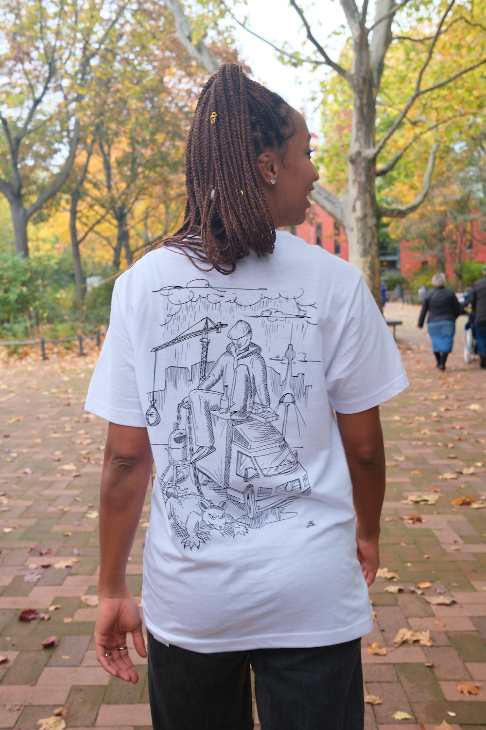 MXM & Brauer - Backprint Shirt (white)