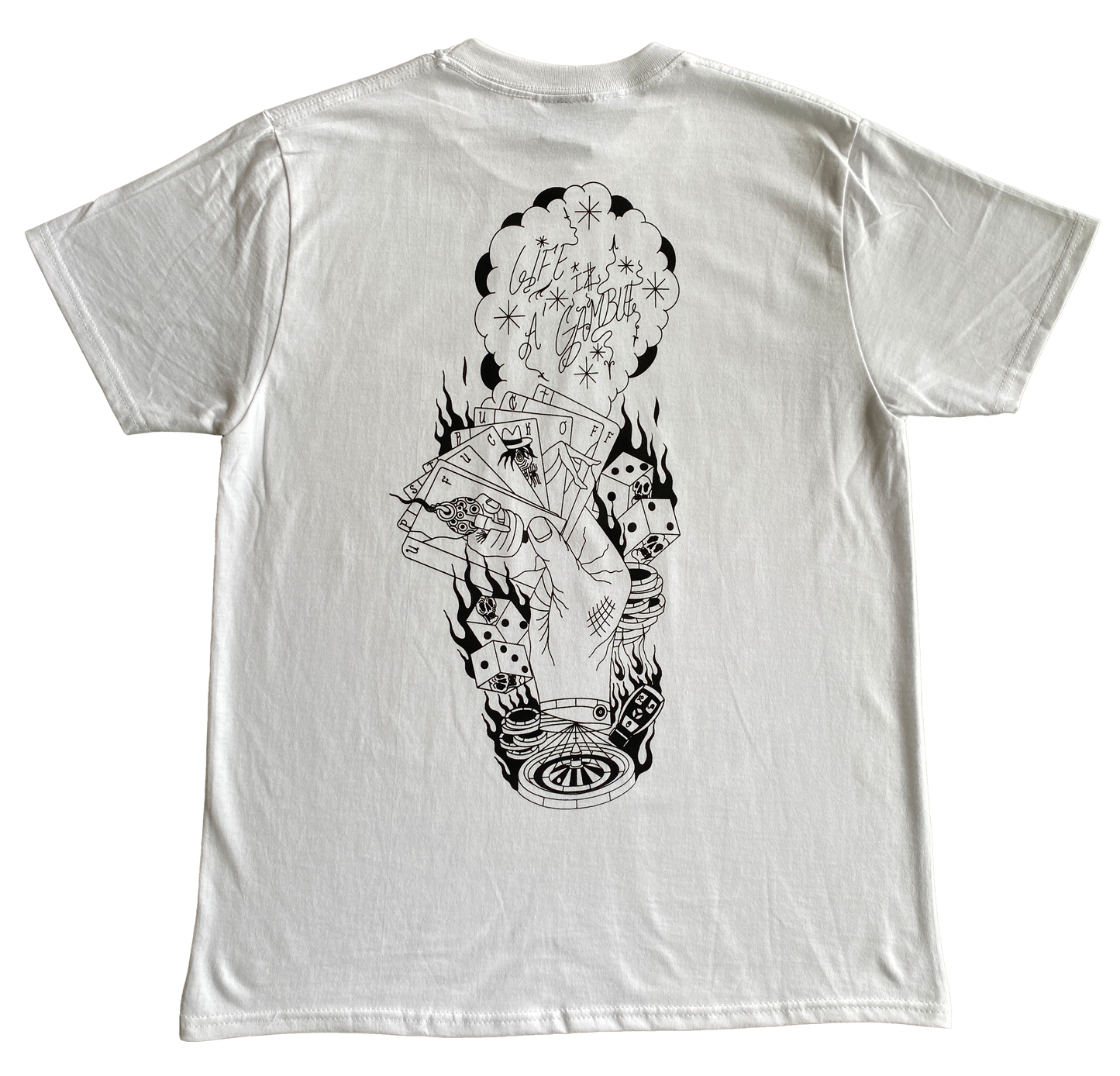 Life iz a Gamble Shirt - weiß