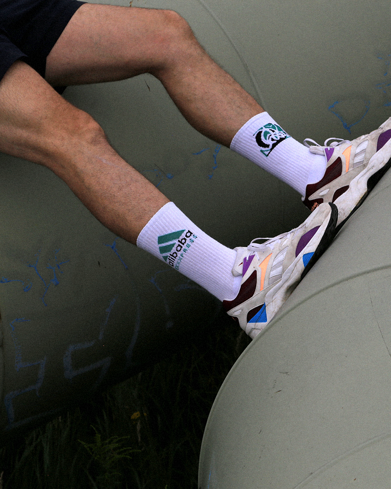 ALIBABA socks, high