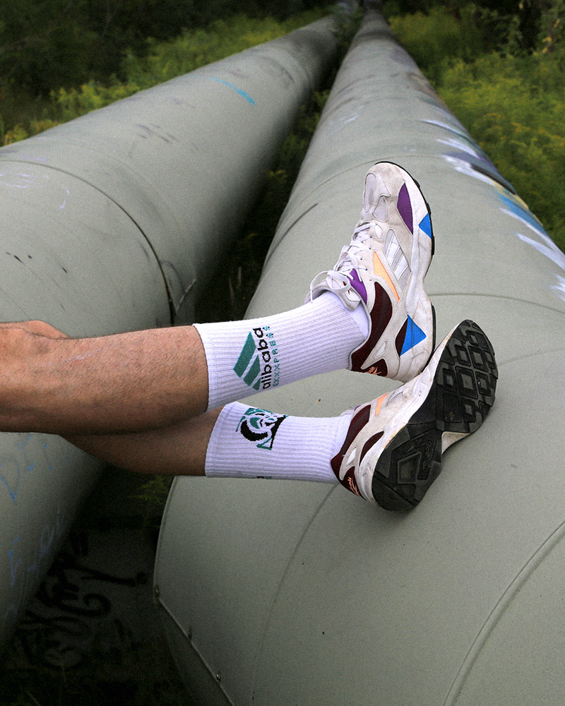 ALIBABA socks, high
