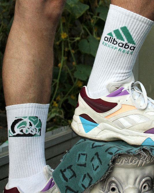 ALIBABA socks, high