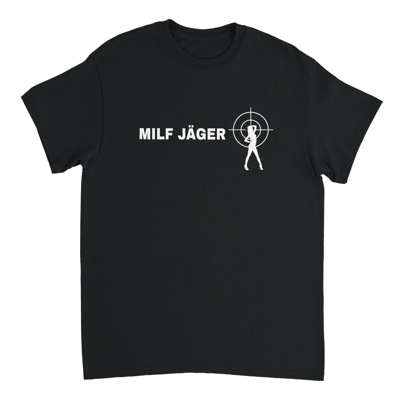 Milf Jäger T-Shirt - schwarz