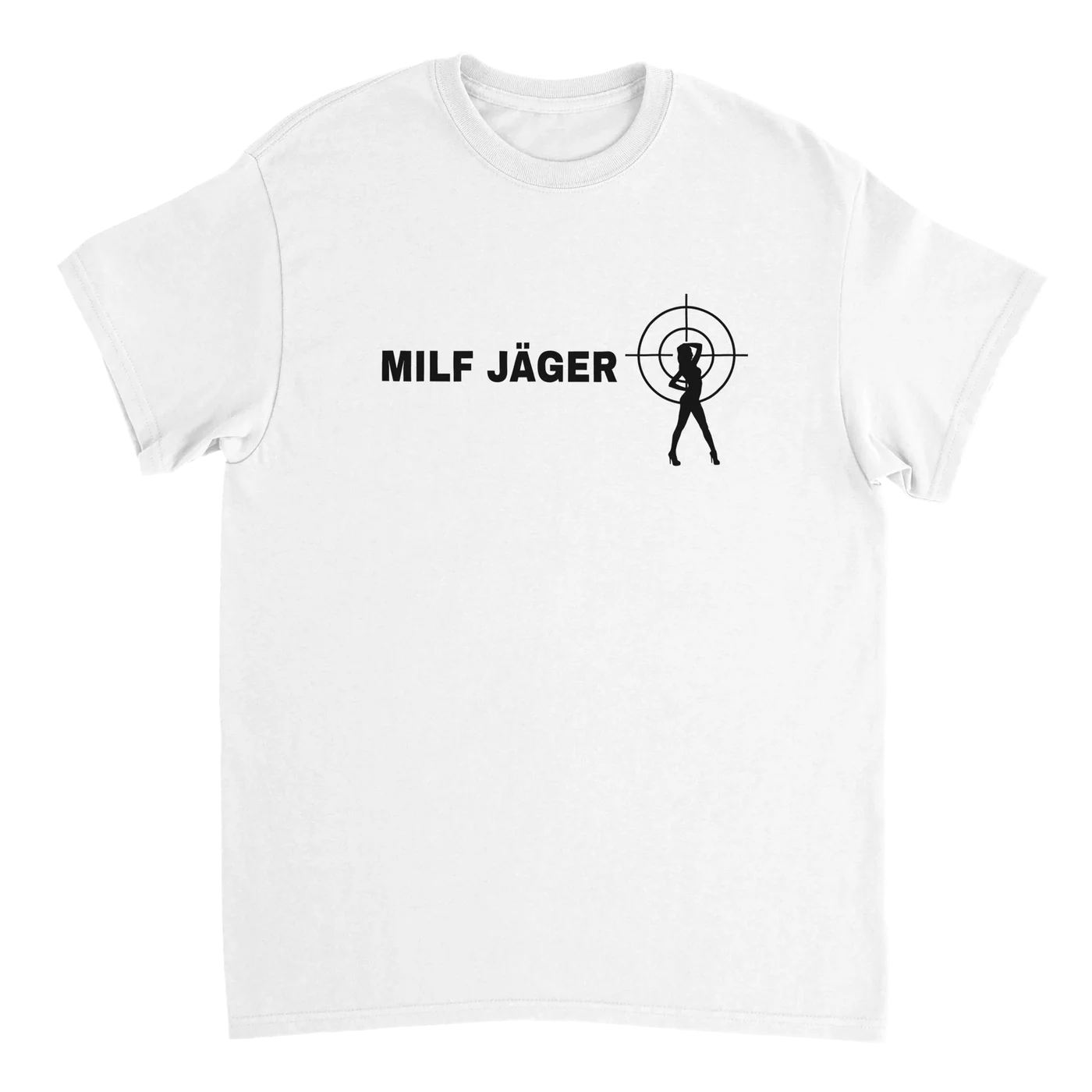 Milf Jäger T-Shirt - weiß