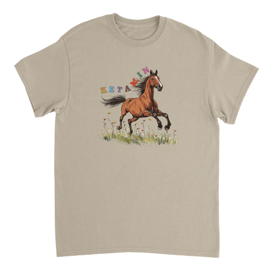Keta Pferd T-Shirt - neutral