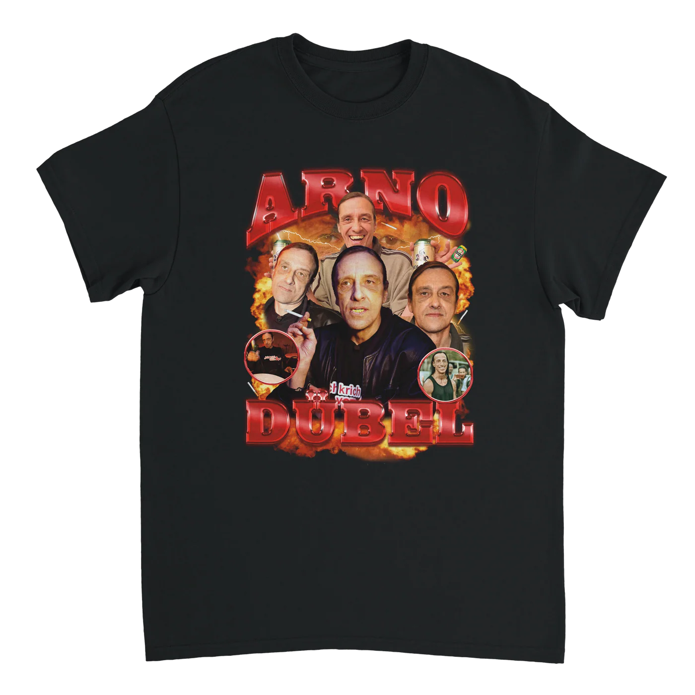 Arno Dübel T-Shirt - schwarz