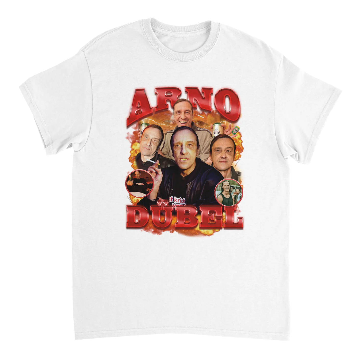 Arno Dübel T-Shirt - weiß