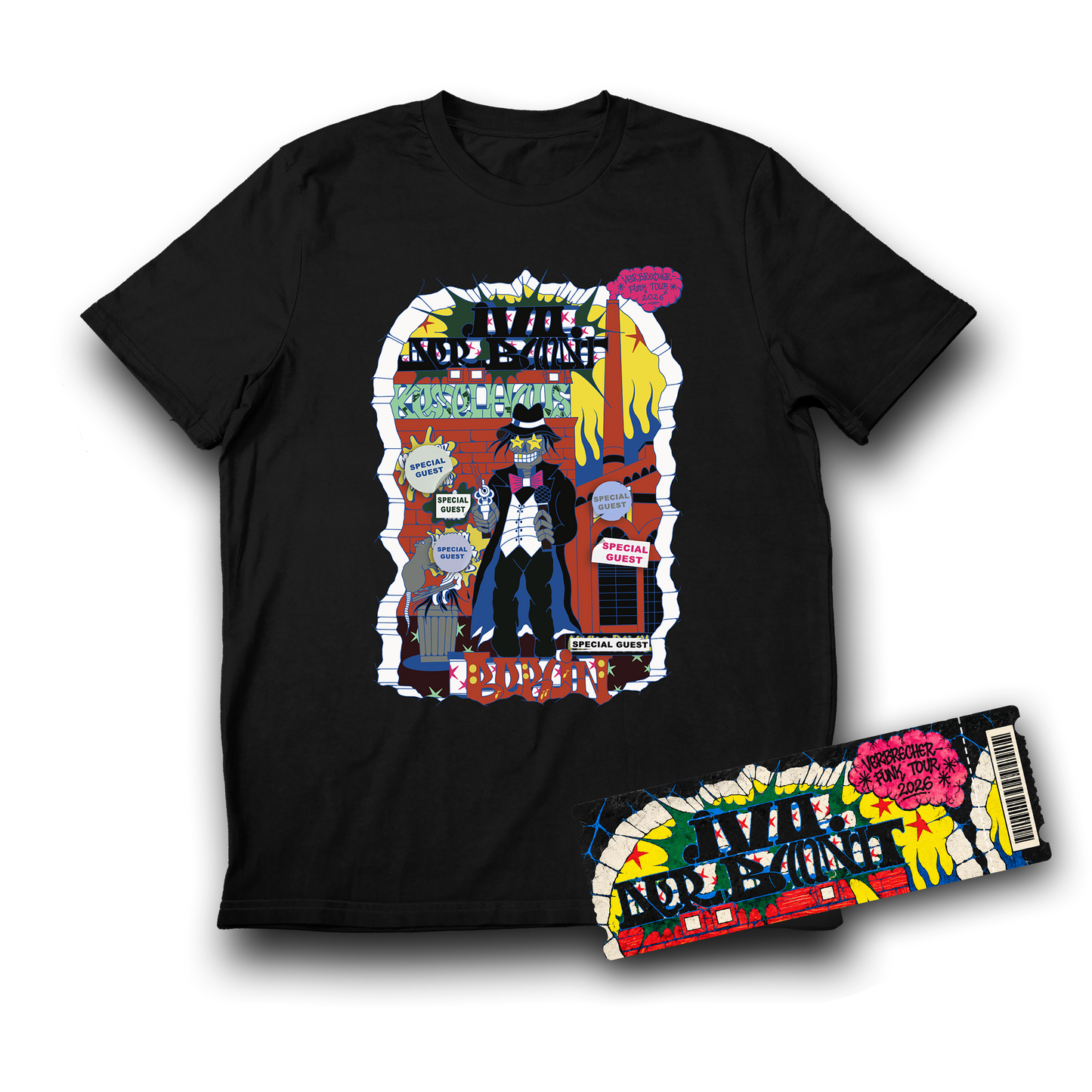 IVO DER BANDIT - BERLIN BUNDLE (Exklusives T-Shirt + Hardticket)