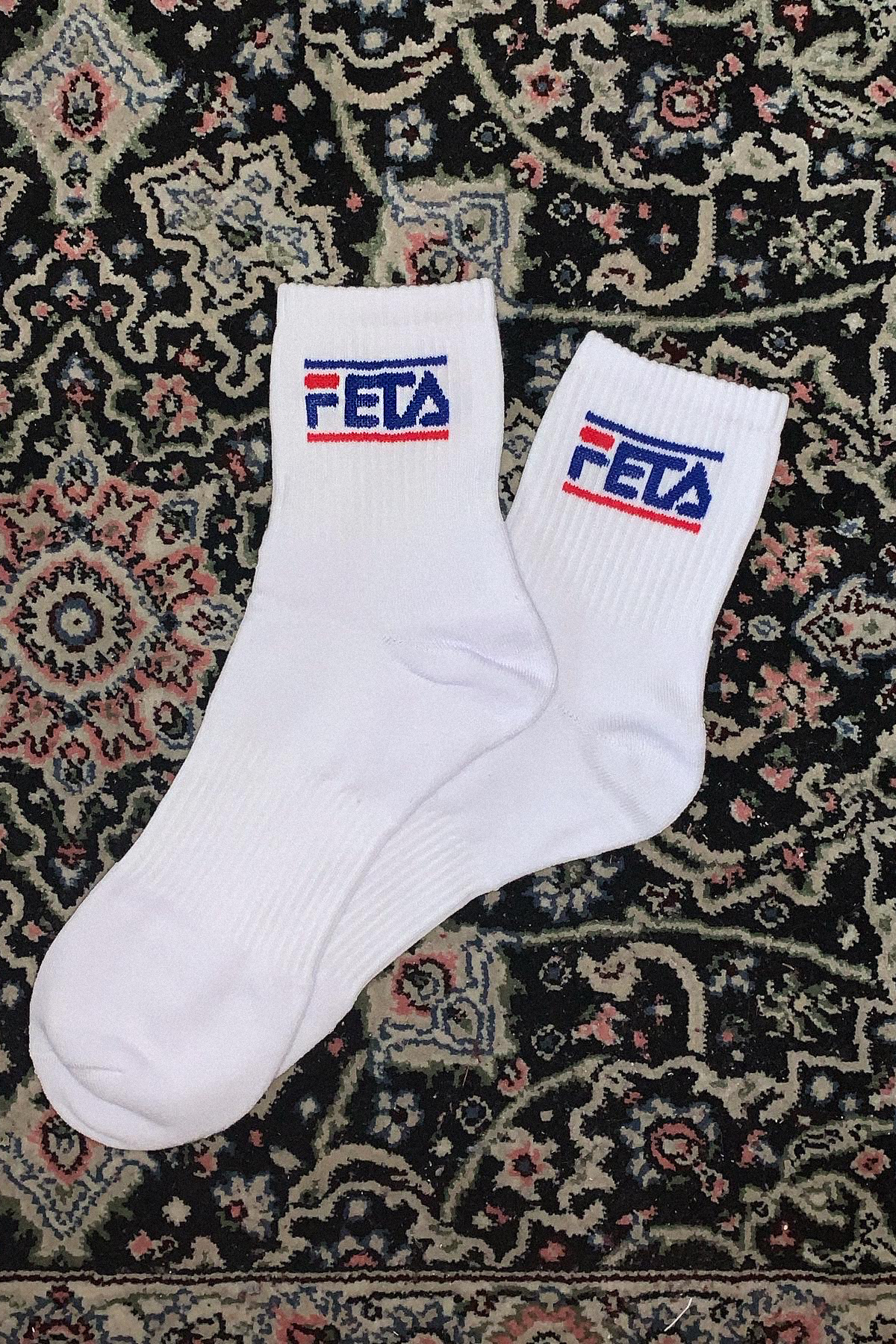 FETA Socken White, shorty
