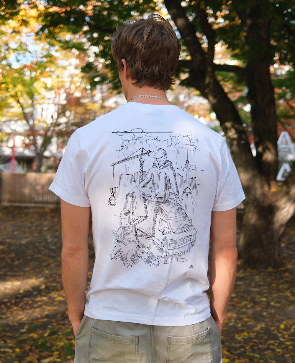 MXM & Brauer - Backprint Shirt (white)